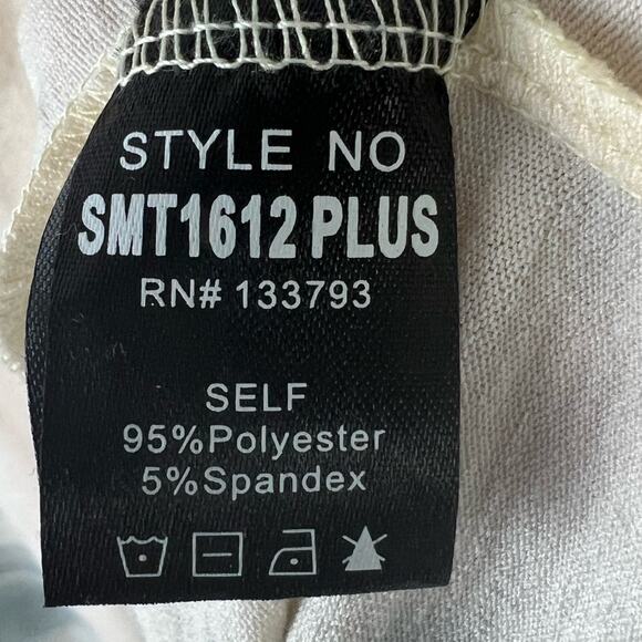 POL Tie Dye Dolman Sleeve Top Boxy Soft Knit V-Neck NWT sz 2XL - Picture 7 of 8